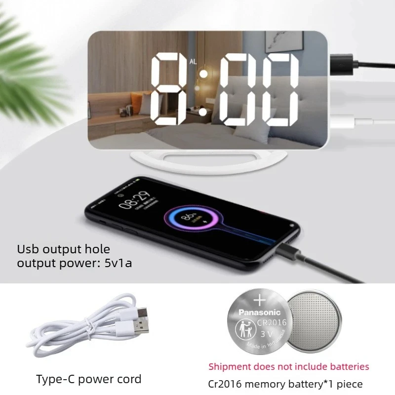 New LED Vibration Mute Luminous Bedside Alarm Clock With Snooze For Deaf And Hard Of Hearing
New LED Vibration Mute Luminous Bedside Alarm Clock With Snooze For Deaf And Hard Of Hearing