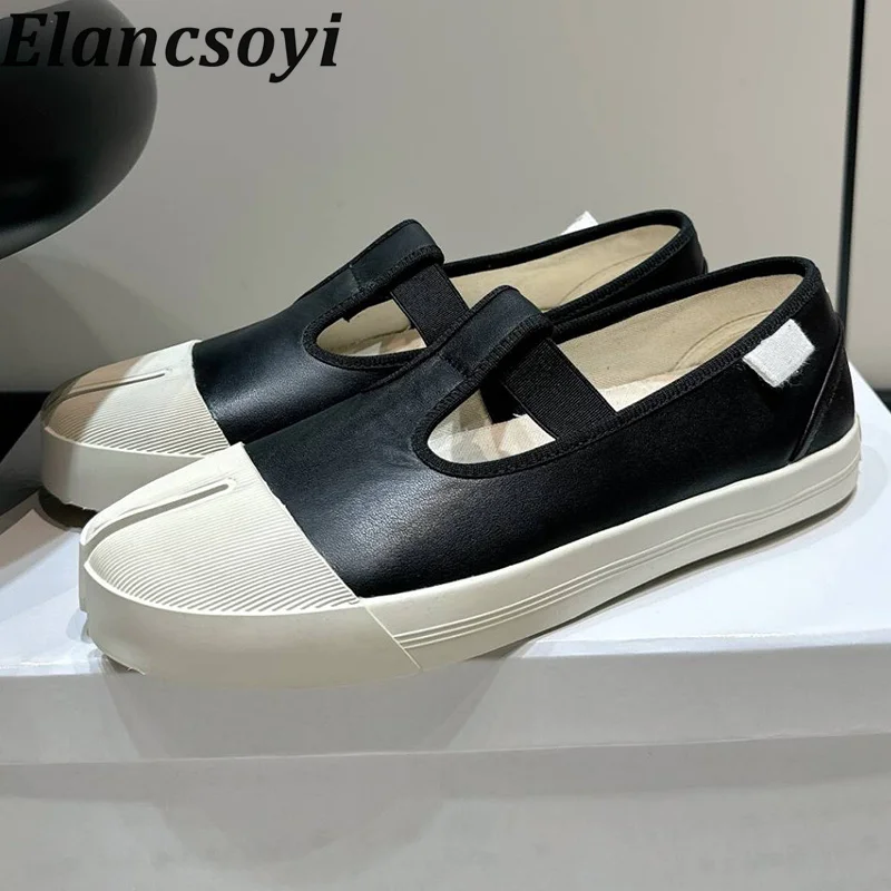 Spring Flat Heel Thick Soled Genuine Leather Split Toe Flat Shoes Women Elastic Band Mary Jane Shoes Casual Vacation Board Shoes
Spring Flat Heel Thick Soled Genuine Leather Split Toe Flat Shoes Women Elastic Band Mary Jane Shoes Casual Vacation Board Shoes