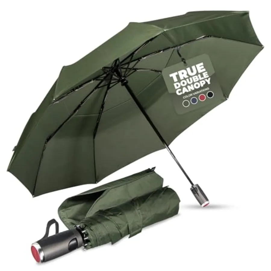 Premium Travel Umbrella - Windproof and Compact for Men and Women, Automatic Open Close, Fits in Purse Laptop Bag or Backpack,
Premium Travel Umbrella - Windproof and Compact for Men and Women, Automatic Open Close, Fits in Purse Laptop Bag or Backpack,