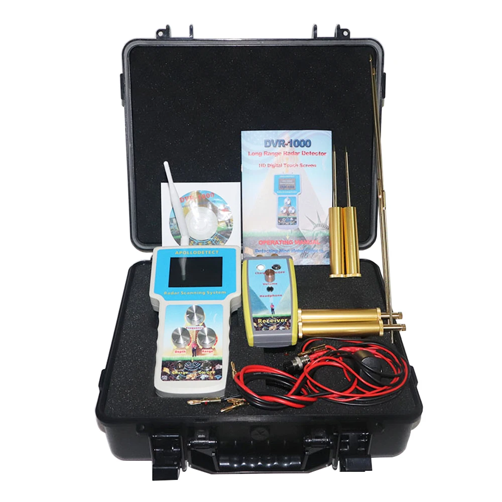 DVR-1000 Long Range Radar Detector HD Digital Touch Screen Location Search of Nine Metals DVR-1000 Metal Detector
DVR-1000 Long Range Radar Detector HD Digital Touch Screen Location Search of Nine Metals DVR-1000 Metal Detector