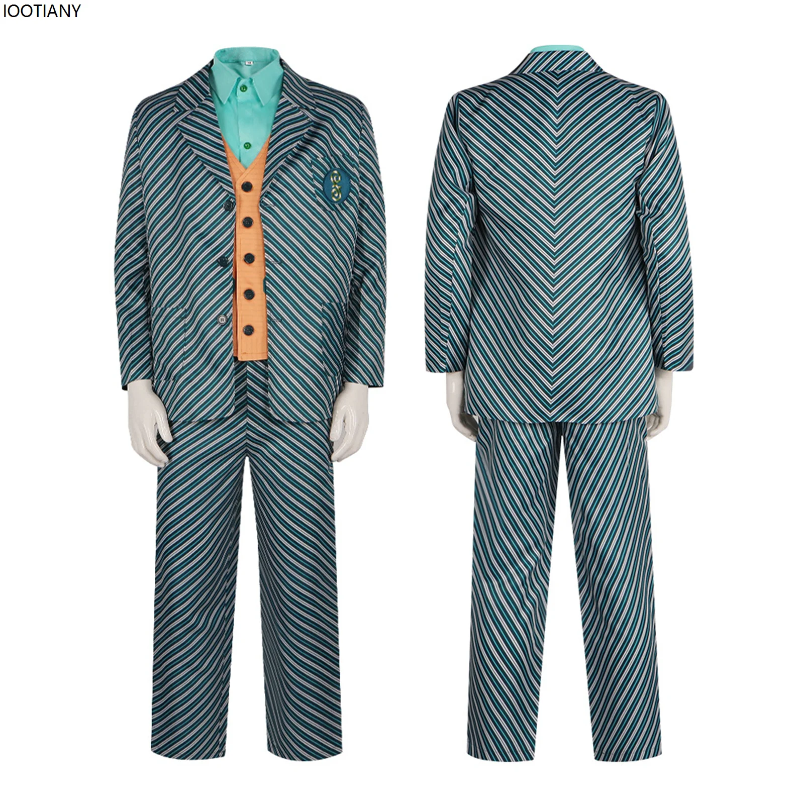 Anime Magic Witch Cosplay Suit Costume Adult Role Play Green Shirt Jacket Pants Tie Halloween Christmas Party Stage Uniform Set
Anime Magic Witch Cosplay Suit Costume Adult Role Play Green Shirt Jacket Pants Tie Halloween Christmas Party Stage Uniform Set