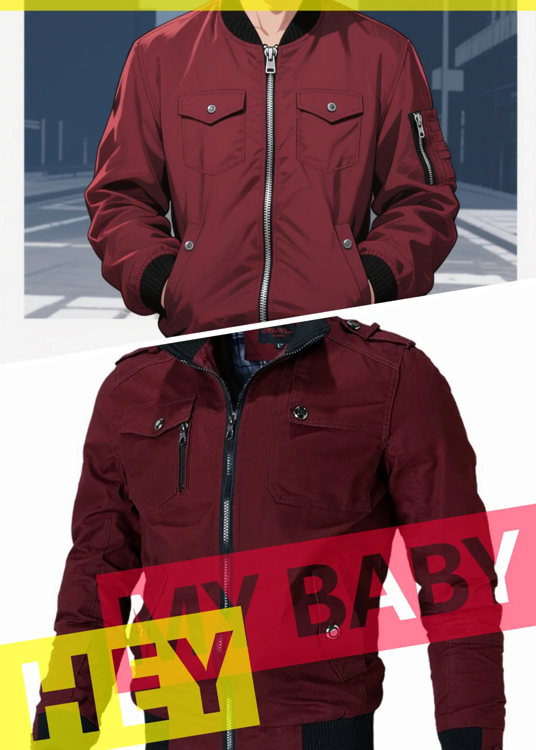 Men's solid color full zipper jacket, large size, lightweight autumn coat, stand up collar, multi pocket casual jacket
Men's solid color full zipper jacket, large size, lightweight autumn coat, stand up collar, multi pocket casual jacket