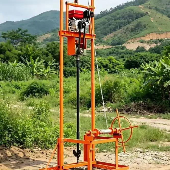 Customized Handheld Electric Hydraulic Drill Rig Lightweight & Portable for 80m Water Well Drilling
Customized Handheld Electric Hydraulic Drill Rig Lightweight & Portable for 80m Water Well Drilling