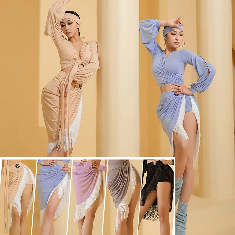 New Latin Dance Skirt For Women Adult Professional Irregular Fringe Skirt Rumba Practice Fringe Half Dress Samba Outfits DWY7128
New Latin Dance Skirt For Women Adult Professional Irregular Fringe Skirt Rumba Practice Fringe Half Dress Samba Outfits DWY7128