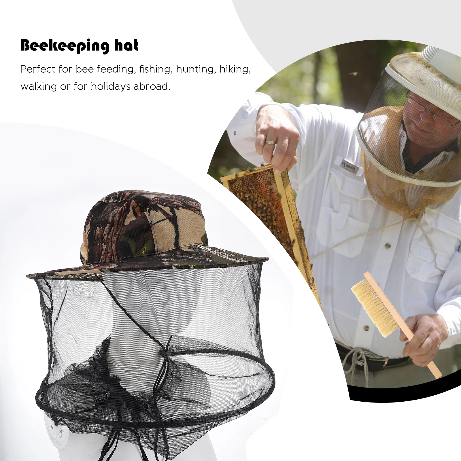 1pcs Ultra Lightweight Anti Mosquito Hat Net Face Neck Protection Quick Dry Foldable Fishing Beekeeping Outdoor Camouflage Color
1pcs Ultra Lightweight Anti Mosquito Hat Net Face Neck Protection Quick Dry Foldable Fishing Beekeeping Outdoor Camouflage Color