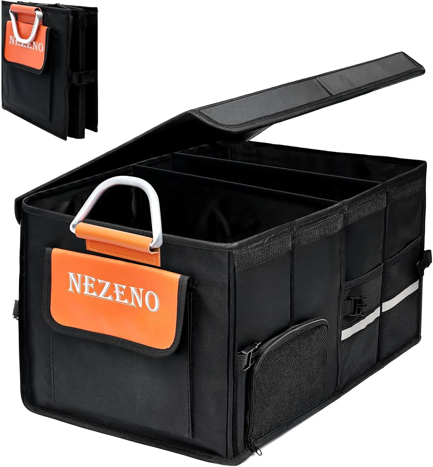 Car Trunk Organizer with Aluminum Handle, Collapsible Storage for SUV & Truck
Car Trunk Organizer with Aluminum Handle, Collapsible Storage for SUV & Truck