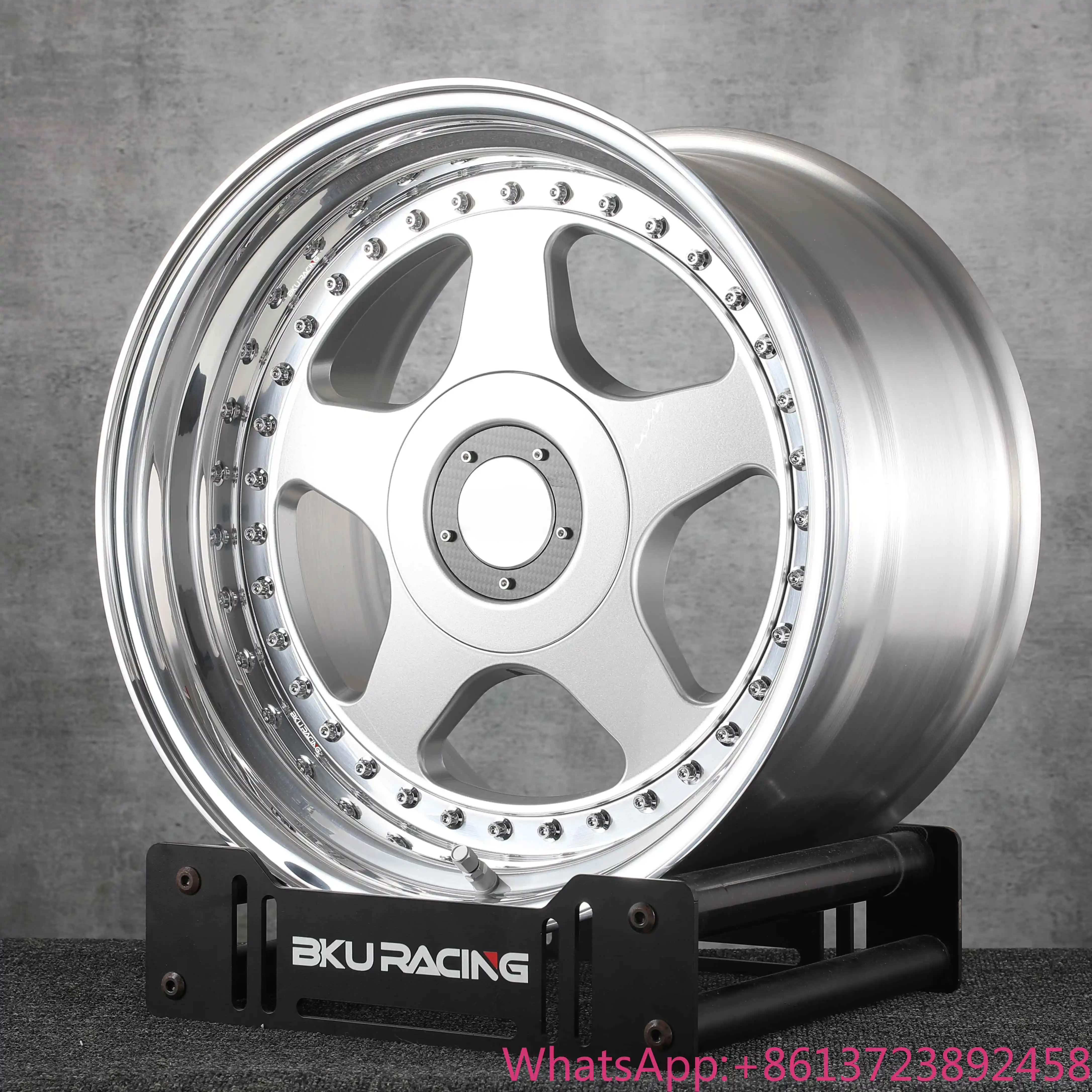 BK Forged 3 Piece Wheels for Mercedes R129 R107 W124 W126 W205 W204 W211 W212 W203 16 17 18 Inch Rim Polished Alloy 5x112 Wheels
BK Forged 3 Piece Wheels for Mercedes R129 R107 W124 W126 W205 W204 W211 W212 W203 16 17 18 Inch Rim Polished Alloy 5x112 Wheels