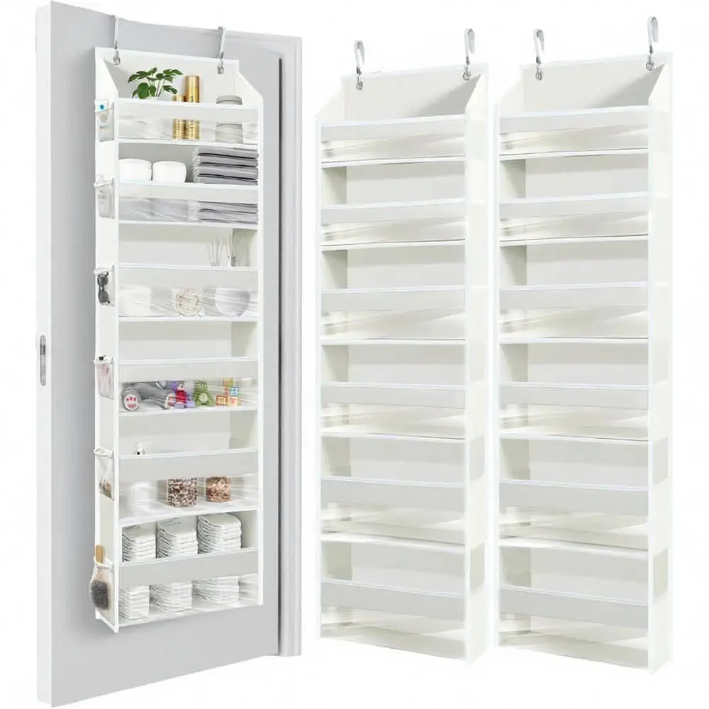 6-уровневый прочный органайзер для обуви на дверь с 12 сетчатыми карманами, цвет слоновой кости, 2 шт.
6-уровневый прочный органайзер для обуви на дверь с 12 сетчатыми карманами, цвет слоновой кости, 2 шт.