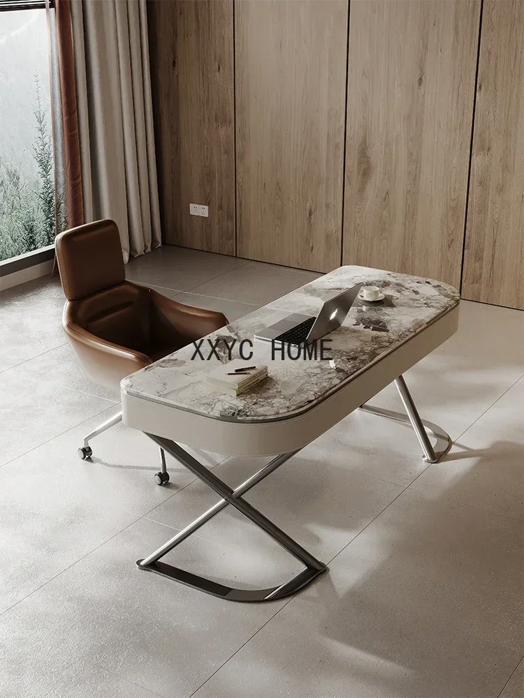 Natural Super Crystal Stone Desk Modern Minimalist High-End Study Shaped Desk Reception Table
Natural Super Crystal Stone Desk Modern Minimalist High-End Study Shaped Desk Reception Table