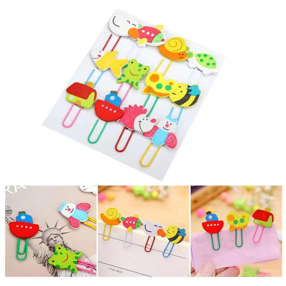 12pcs Cartoon Animals Wooden Wood Paper Clip Note Mark Bookmark Stationery Gift for Children Kids (Mixed Styles)
12pcs Cartoon Animals Wooden Wood Paper Clip Note Mark Bookmark Stationery Gift for Children Kids (Mixed Styles)
