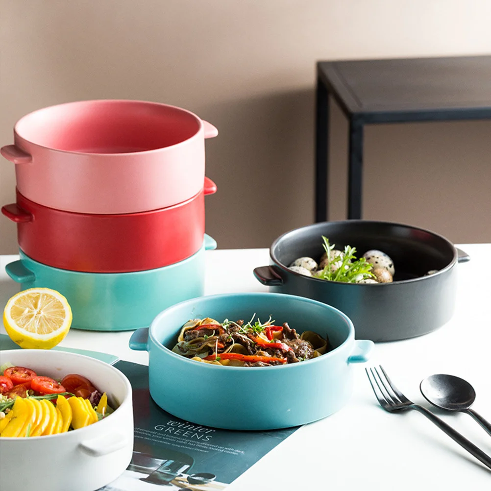 Soup Bowl Creative Food Serving Ceramics Flatware Household Tableware Baking Tray Black Pot
Soup Bowl Creative Food Serving Ceramics Flatware Household Tableware Baking Tray Black Pot