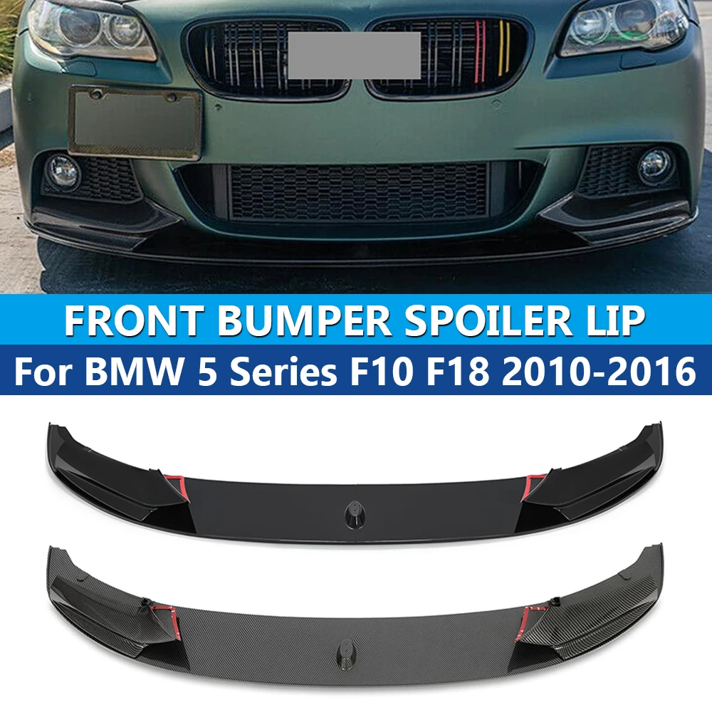 Car Front Bumper Splitter Lip Diffuser Body Kits Spoiler for BMW 5 Series F10 M Sport 2010-2017 Gloss Black Body Kit Accessories
Car Front Bumper Splitter Lip Diffuser Body Kits Spoiler for BMW 5 Series F10 M Sport 2010-2017 Gloss Black Body Kit Accessories