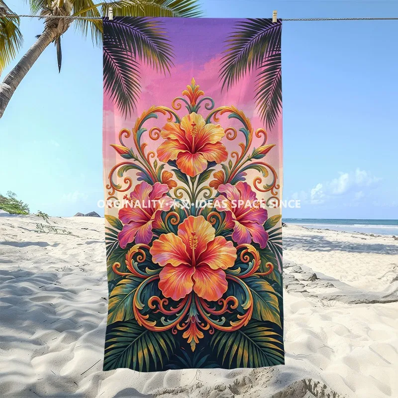 Tropical Hibiscus Paradise Beach Towel Patterned Sunscreen And Windproof Suitable For Swimming Pool Camping Travel
Tropical Hibiscus Paradise Beach Towel Patterned Sunscreen And Windproof Suitable For Swimming Pool Camping Travel