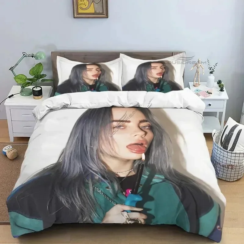 Popular Star B-BILLIE Singer Bedding Set Duvet Cover Bed Set Quilt Cover Pillowcase Comforter king Queen Size Boys Adult
Popular Star B-BILLIE Singer Bedding Set Duvet Cover Bed Set Quilt Cover Pillowcase Comforter king Queen Size Boys Adult