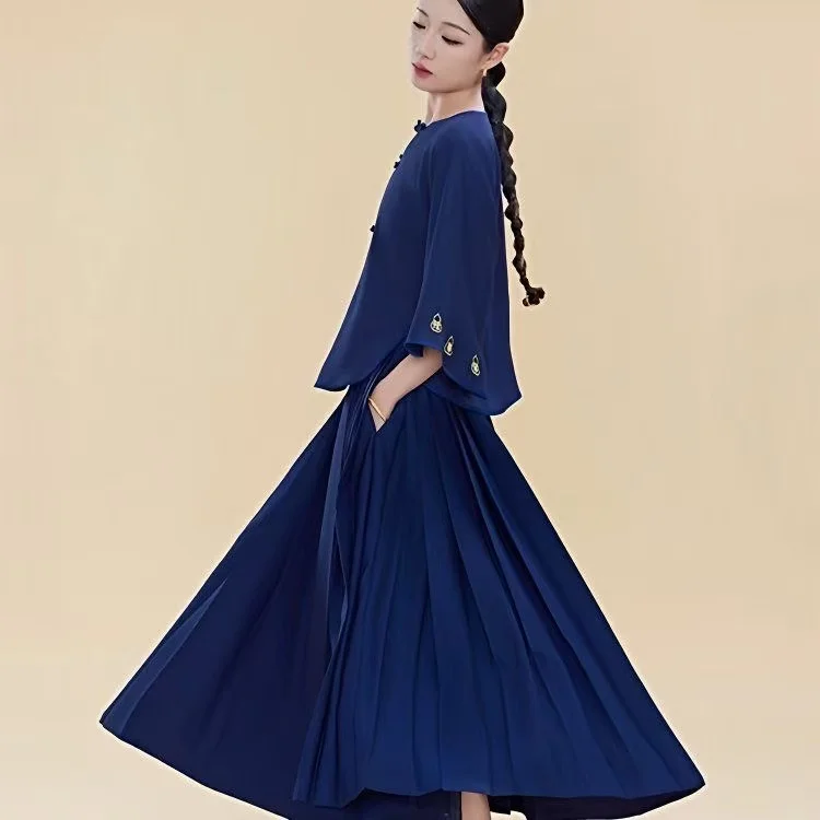New Chinese Style Classical Dance Dress Women's Chinese Cheongsam Style Stage Performance Suits Female Carnival Dance Skirts
New Chinese Style Classical Dance Dress Women's Chinese Cheongsam Style Stage Performance Suits Female Carnival Dance Skirts