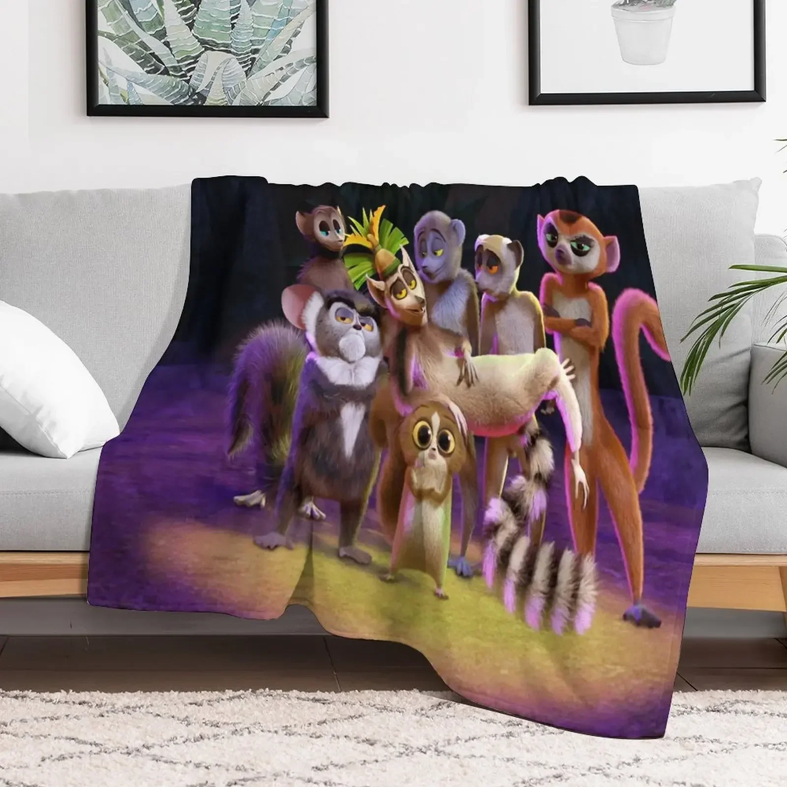 All Hail King Julien Throw Blanket Comforter Single Cute Plaid Blankets
All Hail King Julien Throw Blanket Comforter Single Cute Plaid Blankets