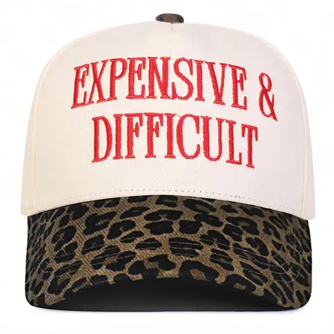 Trendy and Fashion Embroidered Baseball Cap With Letter Elements That Can be Adjusted in Size Suitable For Outdoor Casual Wear