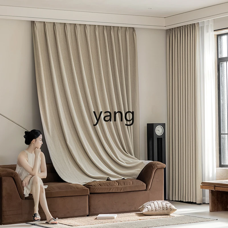LH Custom Chenille Curtains Full Blackout Living Room Modern Light Luxury High-End Cream Style
LH Custom Chenille Curtains Full Blackout Living Room Modern Light Luxury High-End Cream Style