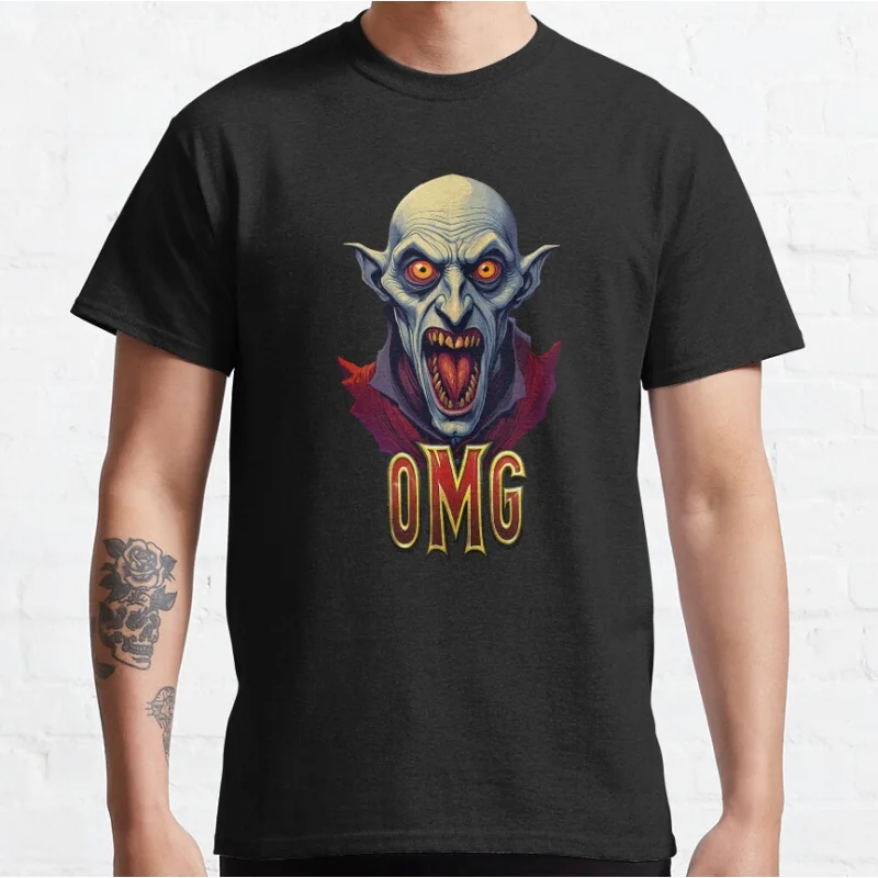 Horror Movie Nosferatu OGM Vampire cult graphic t shirts Gothic Aesthetic The Mystery Hunter scary halloween tops All size S-6XL
Horror Movie Nosferatu OGM Vampire cult graphic t shirts Gothic Aesthetic The Mystery Hunter scary halloween tops All size S-6XL