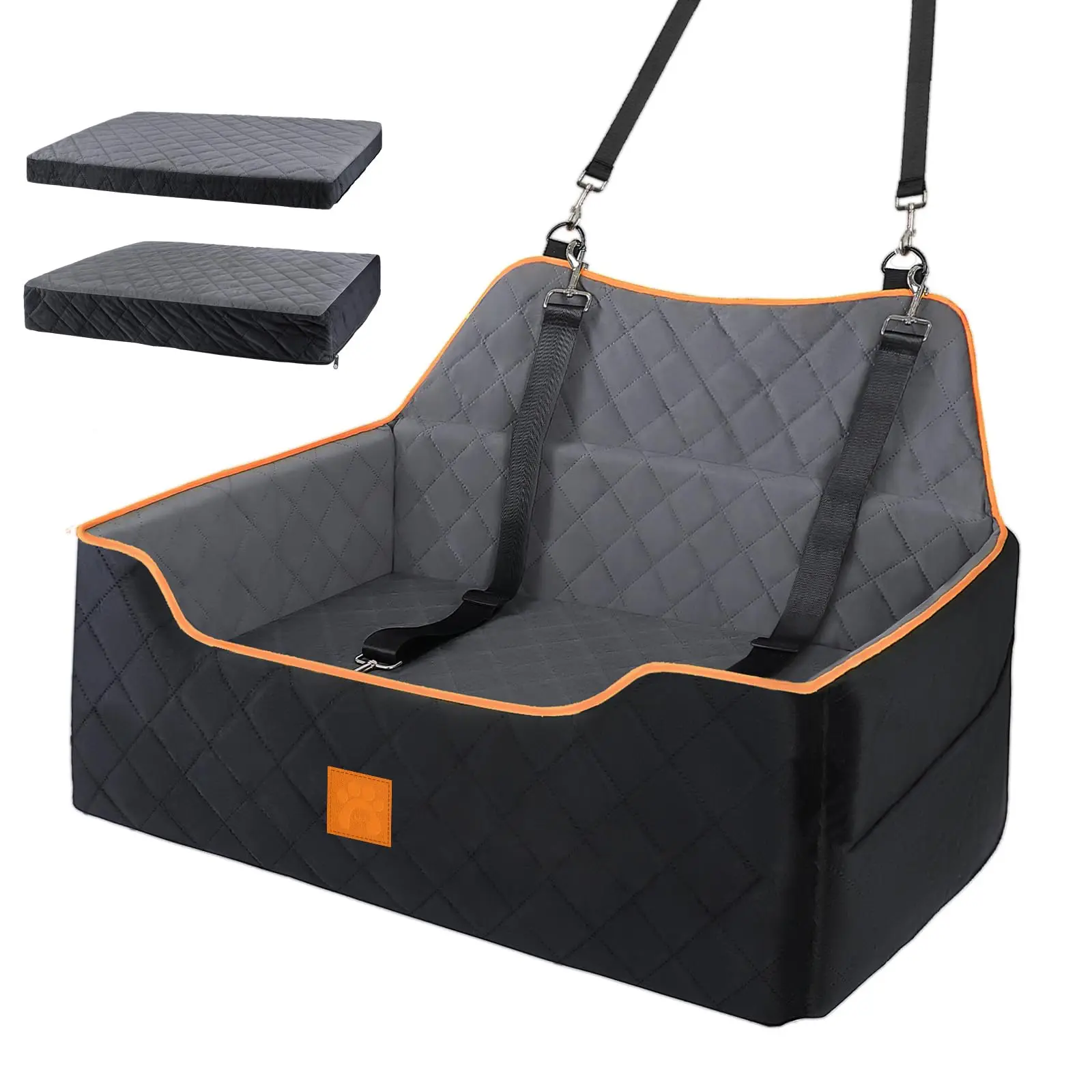 Dog Car Seat Booster With Memory Foam Cushion For Medium Large Dogs Up To 55 Lb
Dog Car Seat Booster With Memory Foam Cushion For Medium Large Dogs Up To 55 Lb