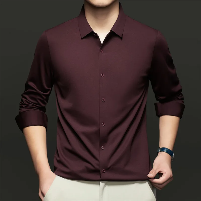 Men Essential Shirts Business Casual Fitting Tops Workwear Gentlemen Attire Quiet Luxury Basic Wear Four Season Outfit Elegant
Men Essential Shirts Business Casual Fitting Tops Workwear Gentlemen Attire Quiet Luxury Basic Wear Four Season Outfit Elegant
