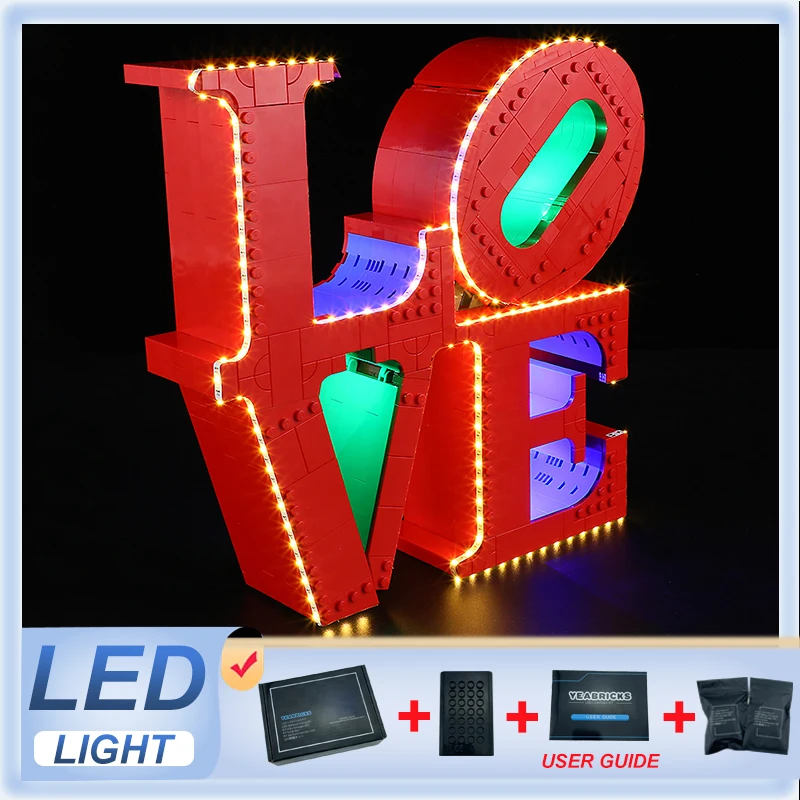 DIY LED Light Kit For LEGO 31214 LOVE sculpture (Only LED Light,Without Blocks Model)
DIY LED Light Kit For LEGO 31214 LOVE sculpture (Only LED Light,Without Blocks Model)