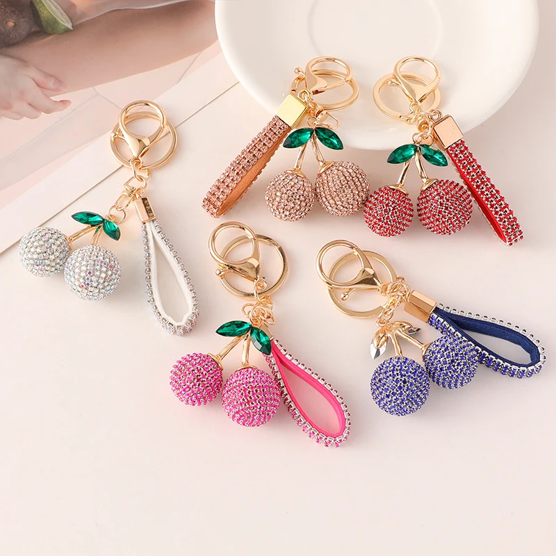 2025 New Cherry KeyChain Claw Chain Craft Full Crystal Rhinestone Women's Luxury Bags Pendant Souvenir Gifts for Family Friend
2025 New Cherry KeyChain Claw Chain Craft Full Crystal Rhinestone Women's Luxury Bags Pendant Souvenir Gifts for Family Friend