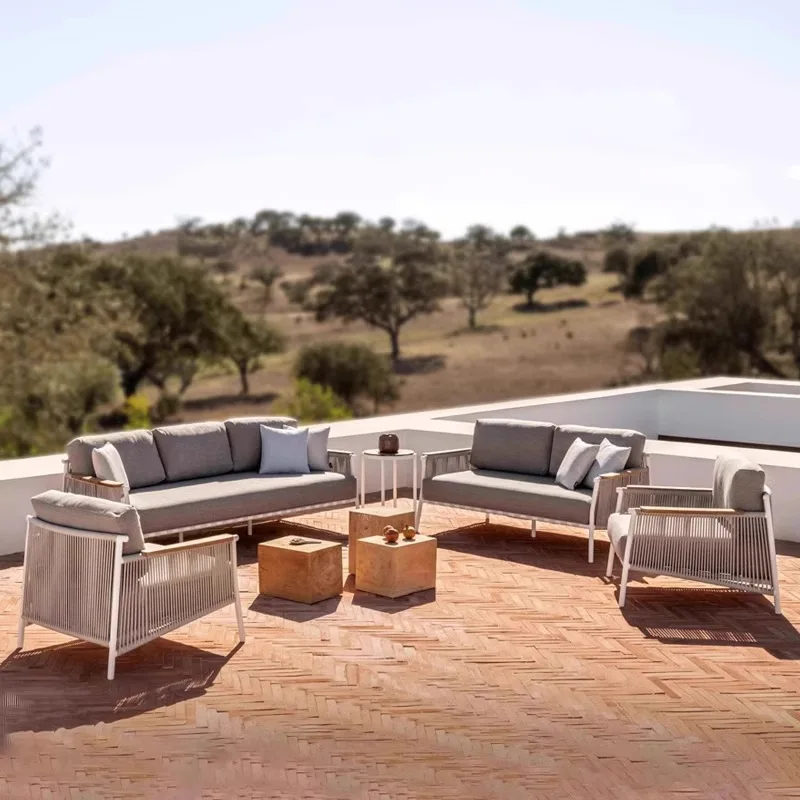 Outdoor sofa courtyard outdoor garden terrace waterproof and sunscreen casual rattan balcony sofa combination
Outdoor sofa courtyard outdoor garden terrace waterproof and sunscreen casual rattan balcony sofa combination