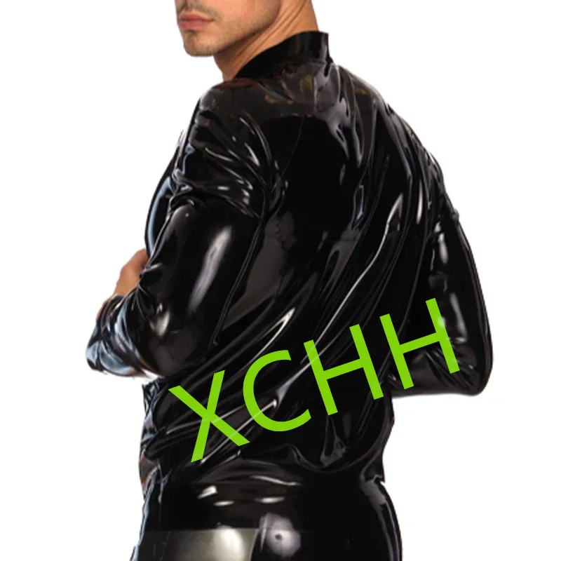 Black Sexy Latex Jacket Rubber Coat Fetish with Front Zip 2 Pocket Halloween Cosplay Costume for Men
Black Sexy Latex Jacket Rubber Coat Fetish with Front Zip 2 Pocket Halloween Cosplay Costume for Men