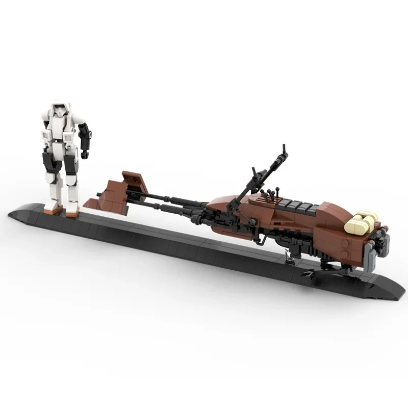 295PCs MO C (star Battle) 74-Z Speeder Bike Collection Series Birthday Gift Building Blocks Birthday Gift
295PCs MO C (star Battle) 74-Z Speeder Bike Collection Series Birthday Gift Building Blocks Birthday Gift