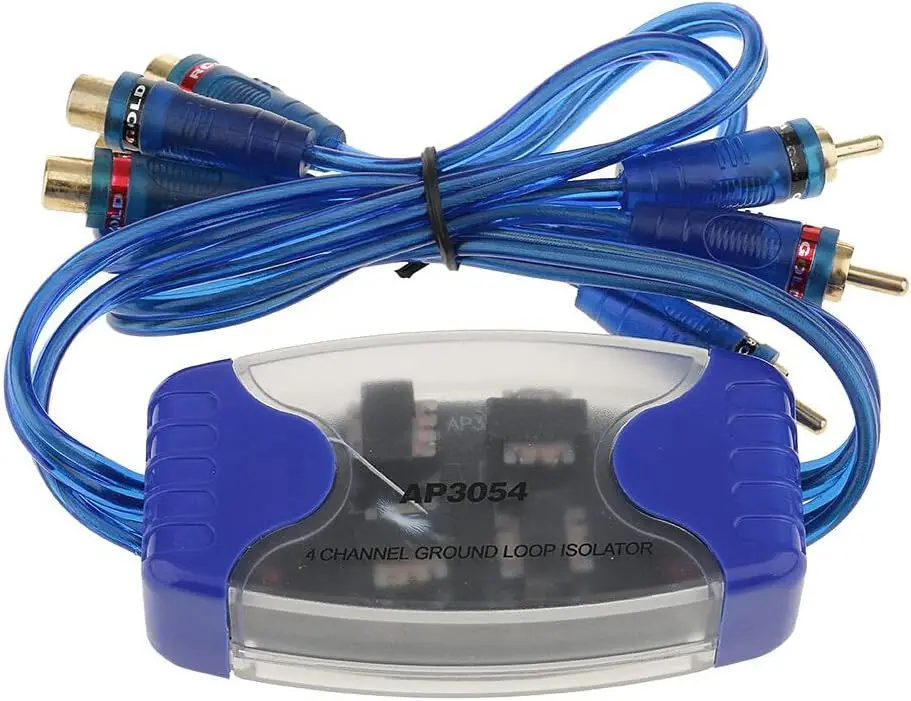 Four Channel Ground Loop Isolator Car Audio 4 RCA AP3054
Four Channel Ground Loop Isolator Car Audio 4 RCA AP3054