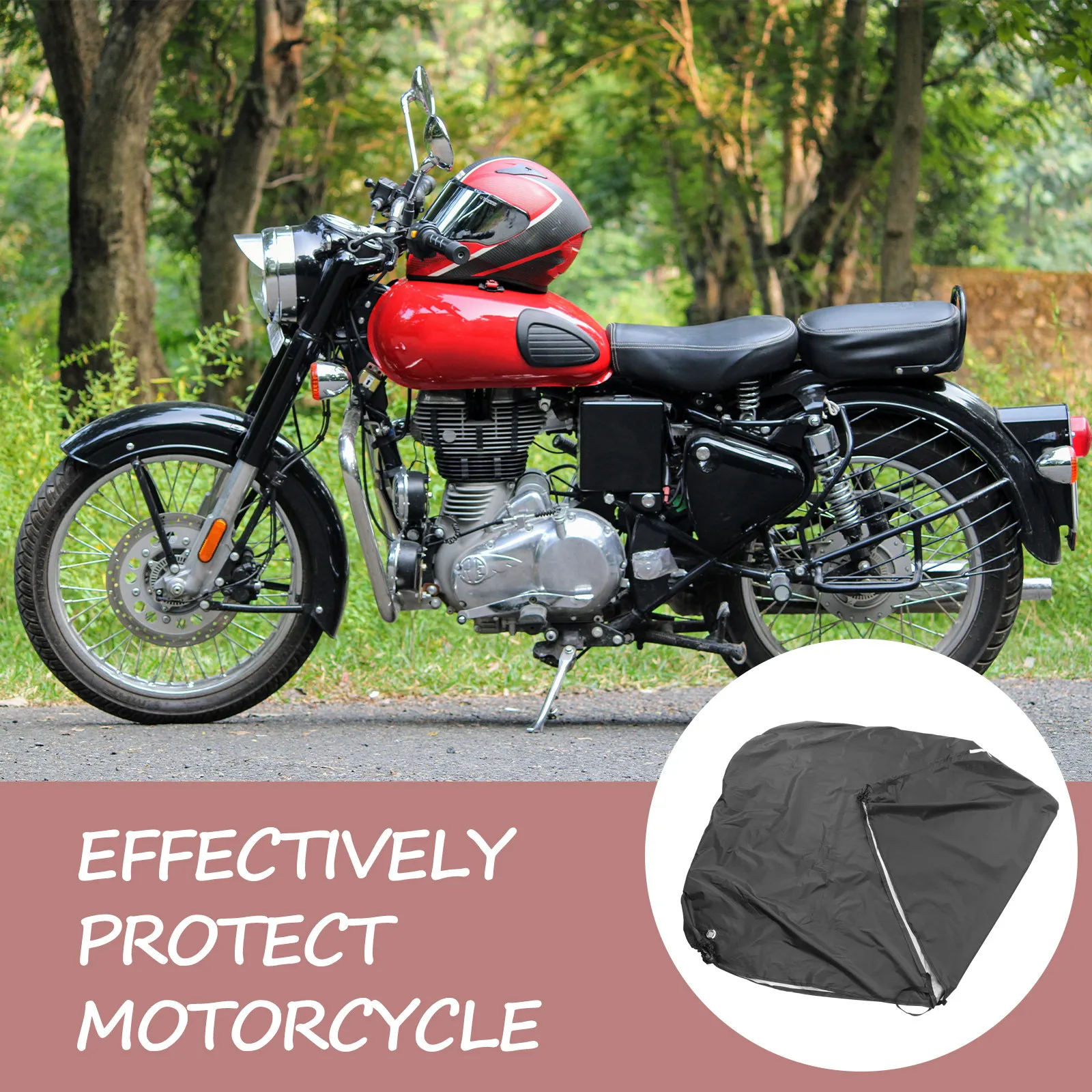Waterproof Motorcycle Cover 190T Black XXL 245 125 105cm Dirt Bike Scooter Jacket Protection Reflective Strips Secure Buckles
Waterproof Motorcycle Cover 190T Black XXL 245 125 105cm Dirt Bike Scooter Jacket Protection Reflective Strips Secure Buckles