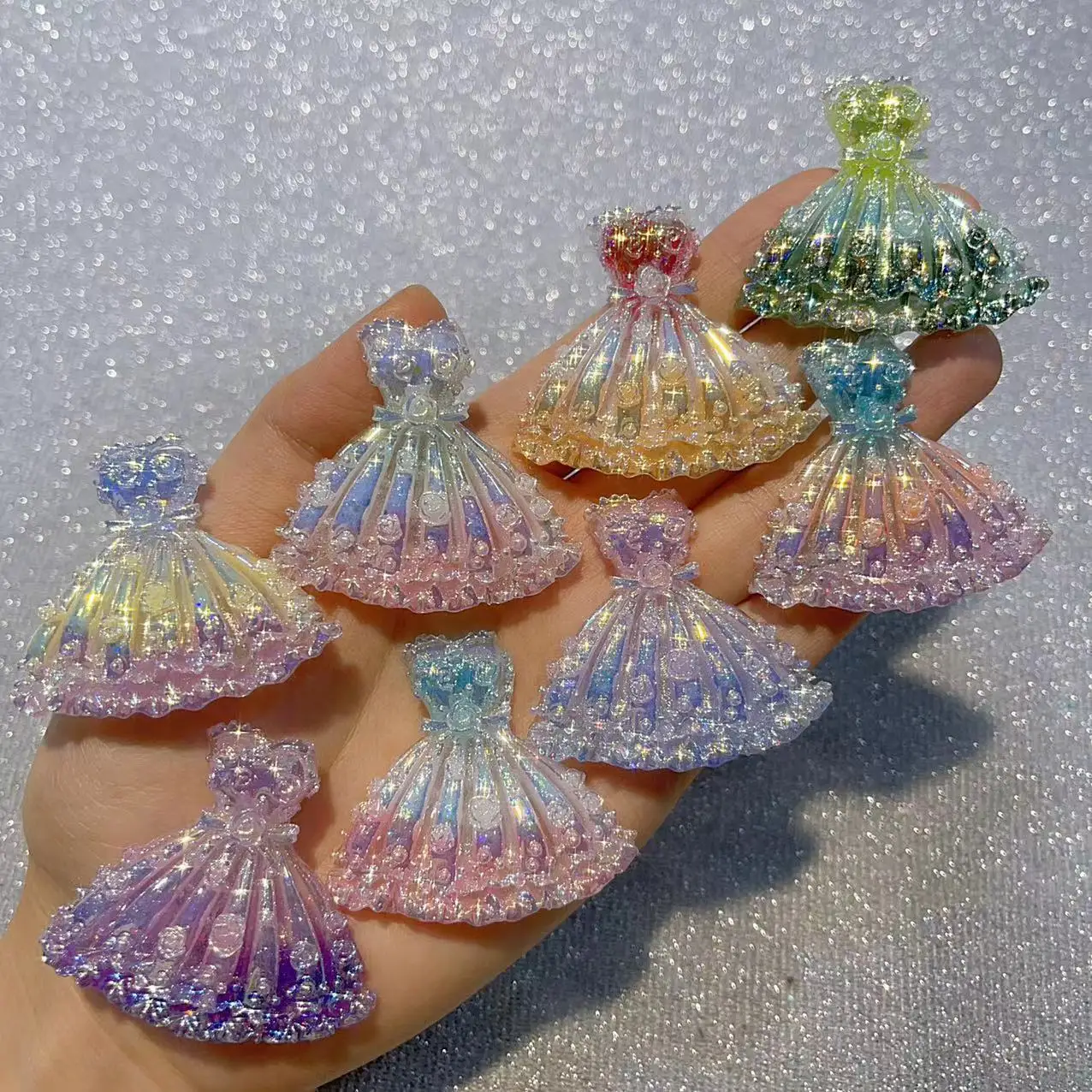Firefly Luminous UV Princess Dress Figures Accessories Diy Mobile Phone Shell Photo Frame Ornaments Wedding Dresses Decoration
Firefly Luminous UV Princess Dress Figures Accessories Diy Mobile Phone Shell Photo Frame Ornaments Wedding Dresses Decoration