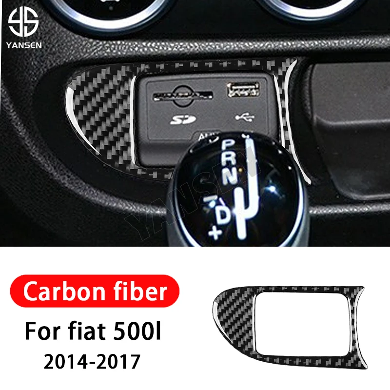 Car USB/AUX Auxiliary Input Panel Decorative Cover Carbon Fiber Sticker For Fiat 500L 2014 2015 2016 2017 Interior Accessories
Car USB/AUX Auxiliary Input Panel Decorative Cover Carbon Fiber Sticker For Fiat 500L 2014 2015 2016 2017 Interior Accessories