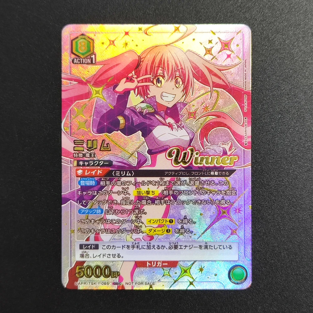 Коллекционная карточная игра Self Made Proxy TCG Union: Я переродился в слайма (японская версия) UAPR TSK 1-085 Milim Nava, аниме-коллекция, игрушка
Коллекционная карточная игра Self Made Proxy TCG Union: Я переродился в слайма (японская версия) UAPR TSK 1-085 Milim Nava, аниме-коллекция, игрушка