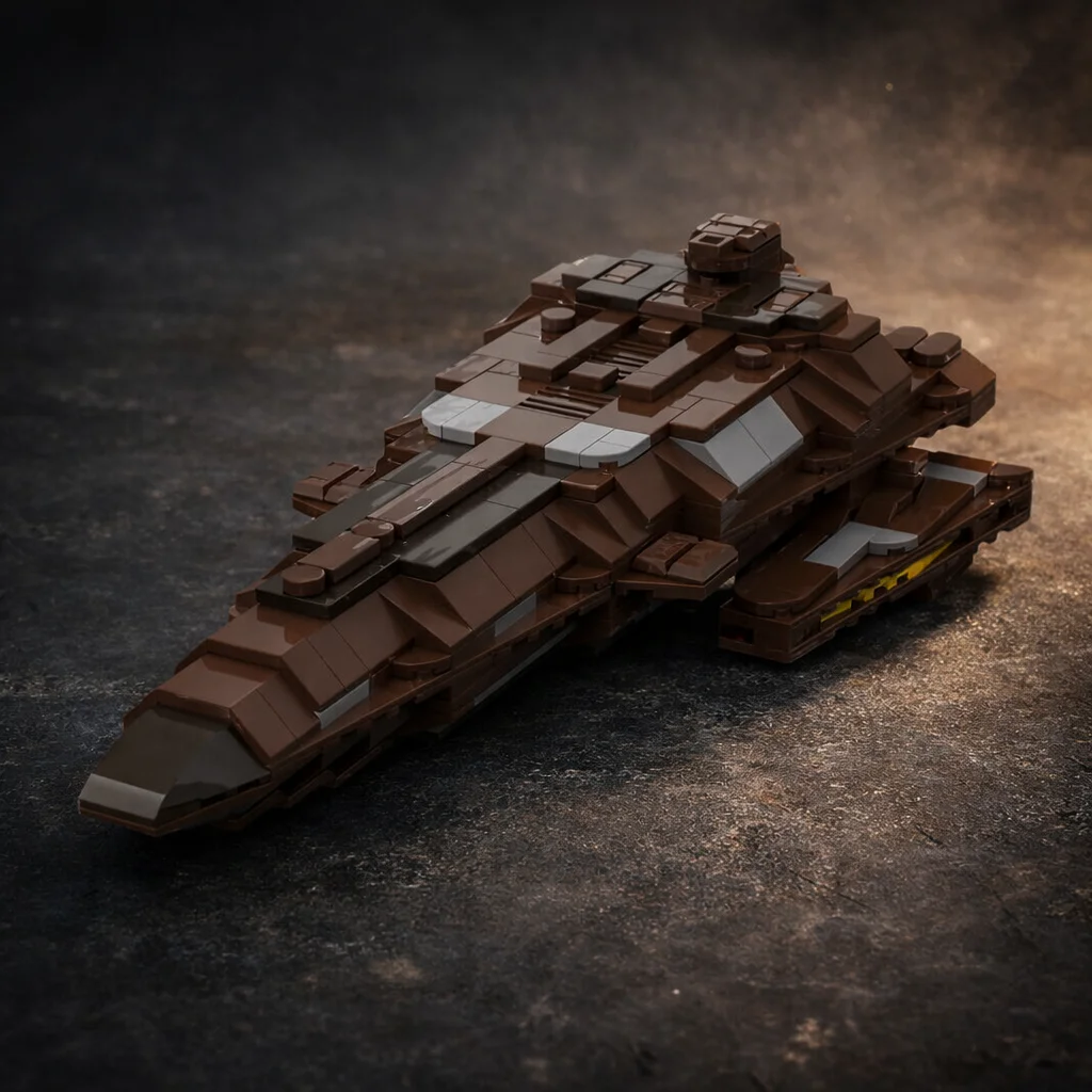 MOC Sci-Fi Interstellar Starship Building Blocks Brown Spaceship Bricks DIY Assembly Desktop Display Model Gift for Adults
MOC Sci-Fi Interstellar Starship Building Blocks Brown Spaceship Bricks DIY Assembly Desktop Display Model Gift for Adults