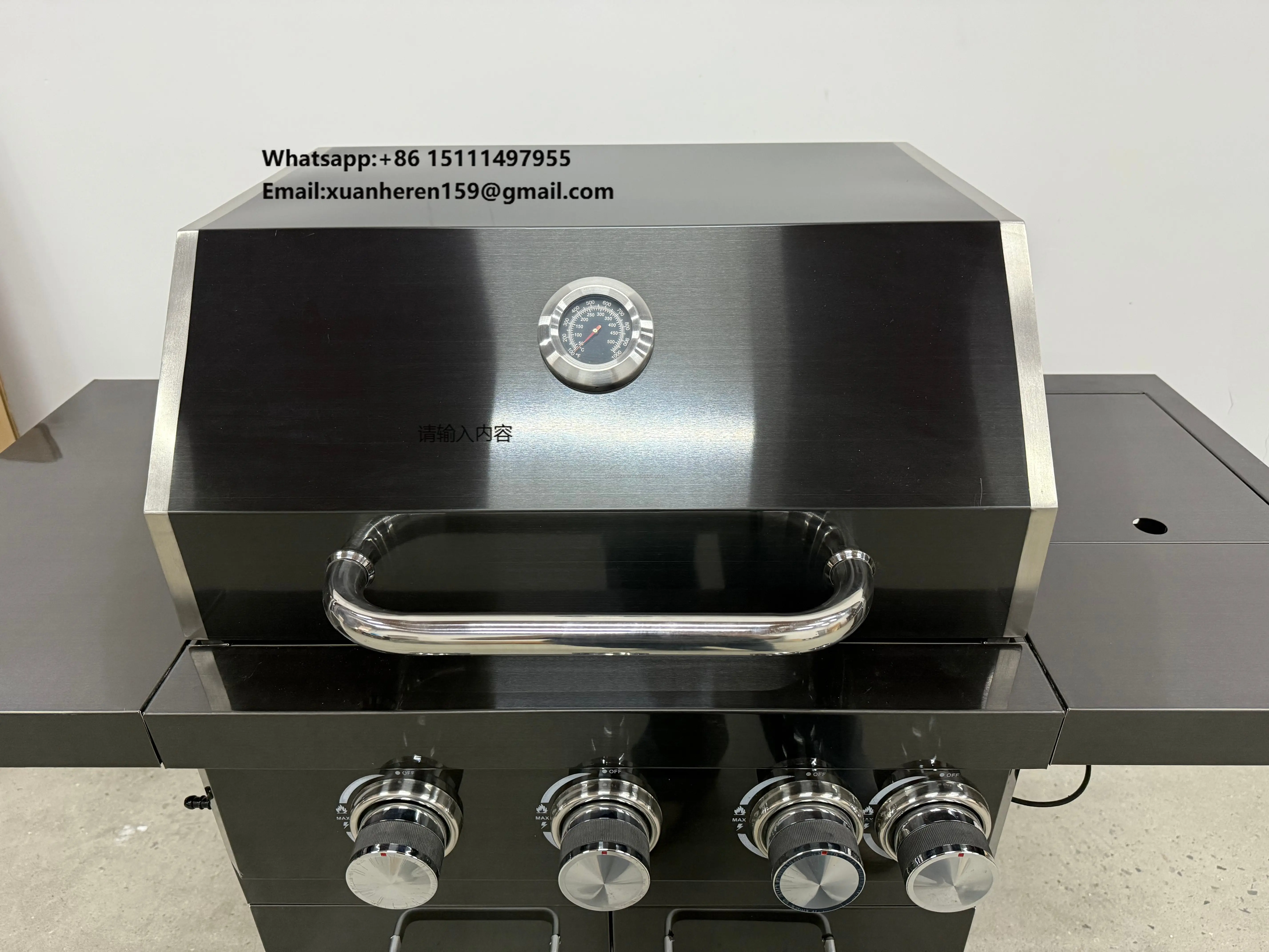 Heavy Duty Black Stainless Steel BBQ Grill Outdoor Gas Grill With Size Burner for Villa Garden Barbecue Parties
Heavy Duty Black Stainless Steel BBQ Grill Outdoor Gas Grill With Size Burner for Villa Garden Barbecue Parties