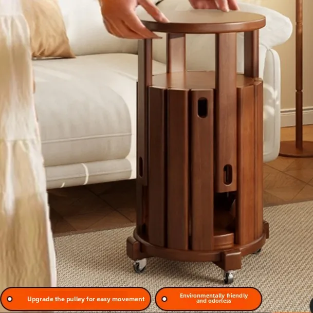 The Diandele stool is a simple, modern and durable round four-in-one stool made of solid wood for home use
The Diandele stool is a simple, modern and durable round four-in-one stool made of solid wood for home use