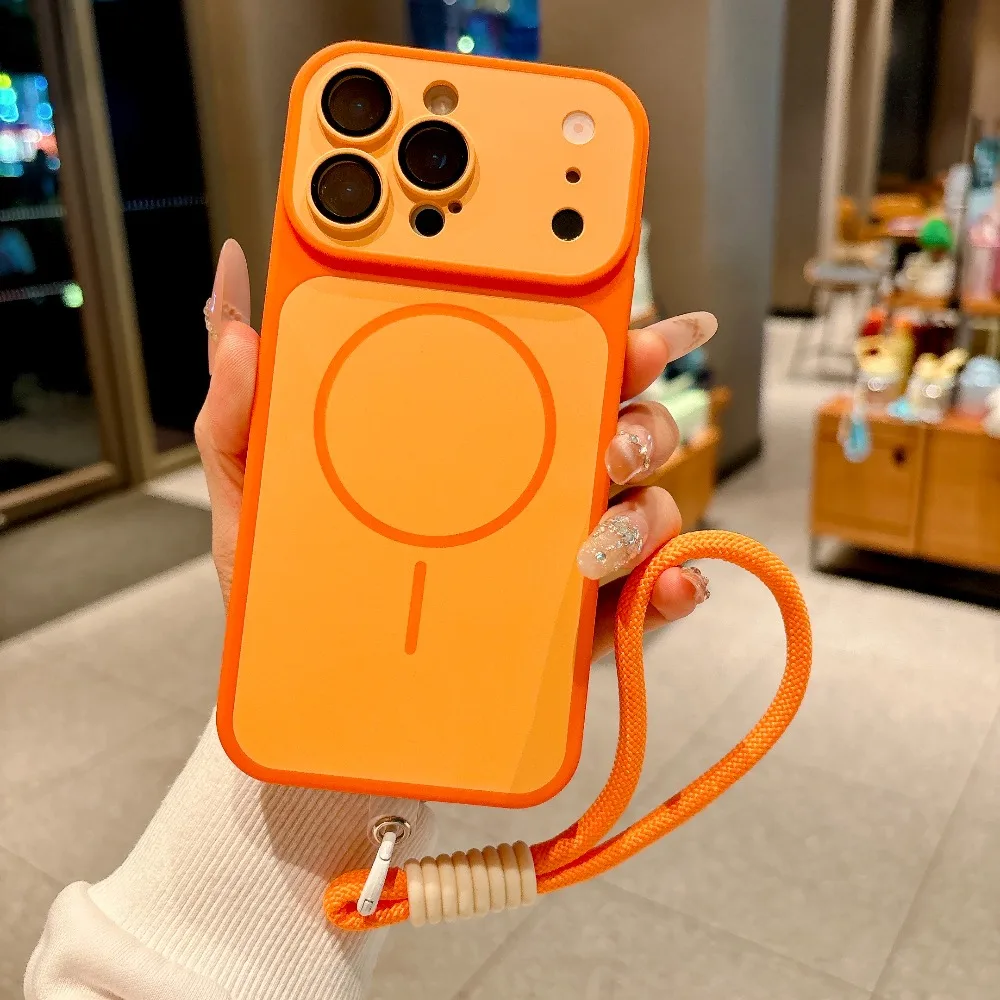 For iPhone 17 Pro Max Case Magnetic Matte Cover With Lanyard Anti‑Drop Shockproof Slim Soft Comfortable with iphone 16 15 14 13
For iPhone 17 Pro Max Case Magnetic Matte Cover With Lanyard Anti‑Drop Shockproof Slim Soft Comfortable with iphone 16 15 14 13
