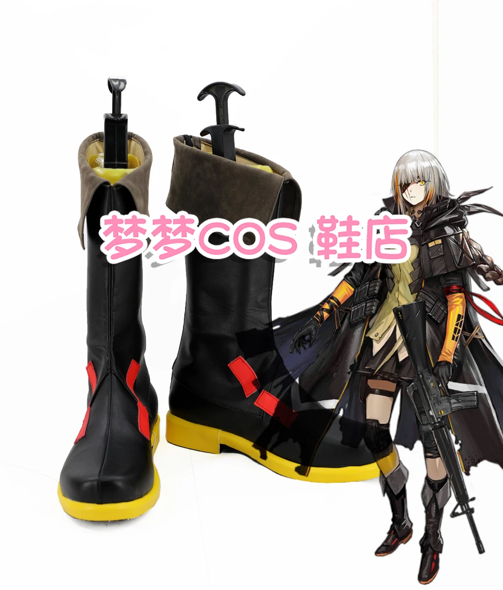 Girls Frontline M16 Cosplay Shoes Black Leather Boots For Halloween Christmas Party
Girls Frontline M16 Cosplay Shoes Black Leather Boots For Halloween Christmas Party