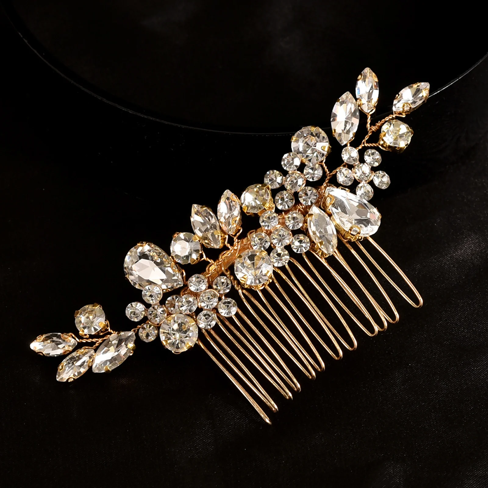 Bride Wedding Hair Combs Rhinestone Headbands Simple Charm Crystal Hairpins Side Clips for Bridesmaids Headpiece Hair Jewelry 
Bride Wedding Hair Combs Rhinestone Headbands Simple Charm Crystal Hairpins Side Clips for Bridesmaids Headpiece Hair Jewelry