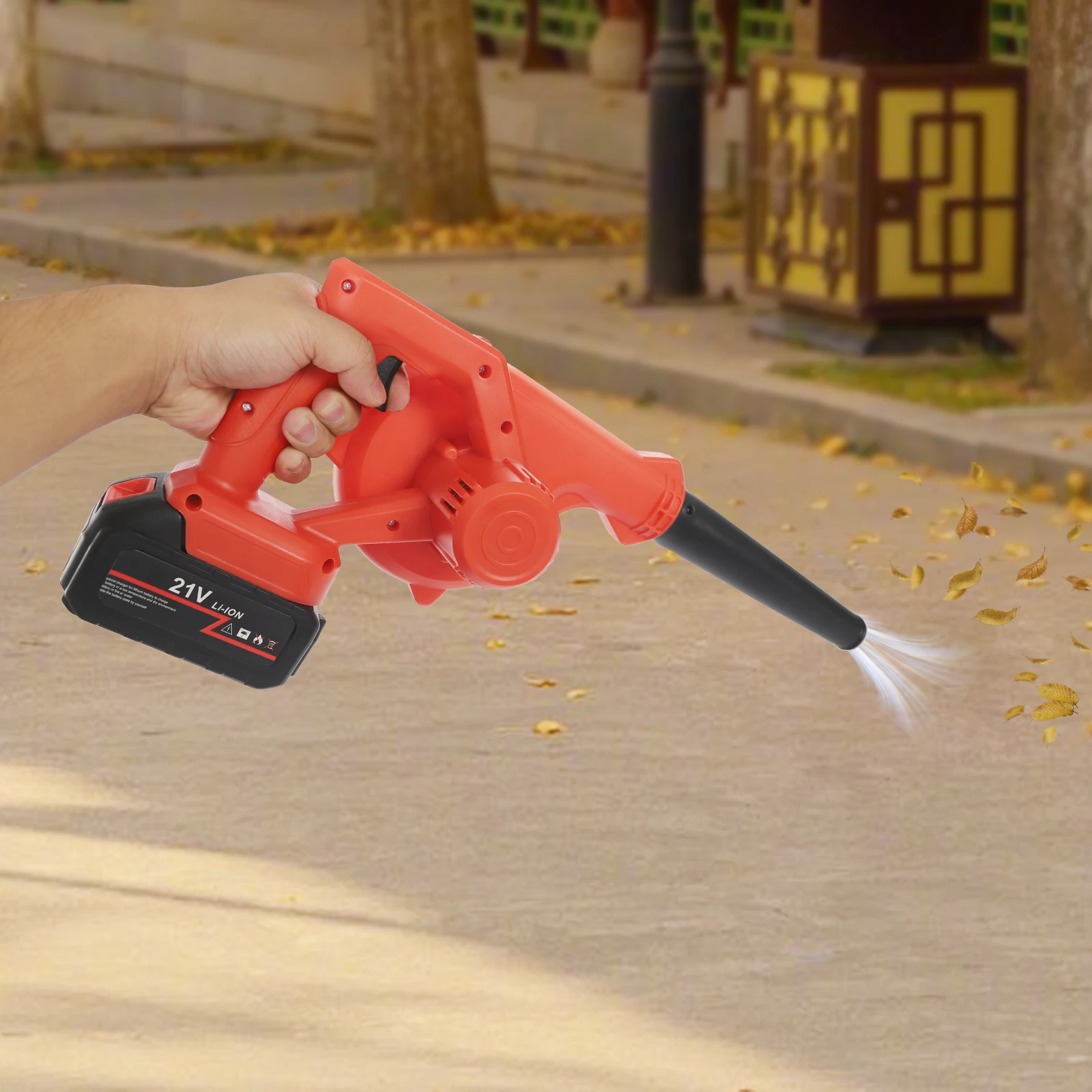 800W Battery Powered Cordless Leaf Blower, 6000-8000rpm Suction Blowing Machine, Vacuum Dust Clean Leaf Blower
800W Battery Powered Cordless Leaf Blower, 6000-8000rpm Suction Blowing Machine, Vacuum Dust Clean Leaf Blower