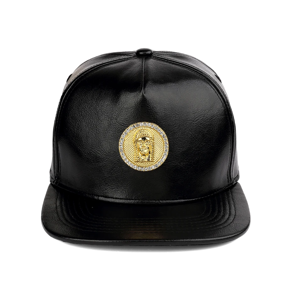 Black Leather Metal Jesus Baseball Cap Adjustable Snapback Hats Gorras Hip Hop Style for Women Gold Belt Summer Drop Shipping
Black Leather Metal Jesus Baseball Cap Adjustable Snapback Hats Gorras Hip Hop Style for Women Gold Belt Summer Drop Shipping