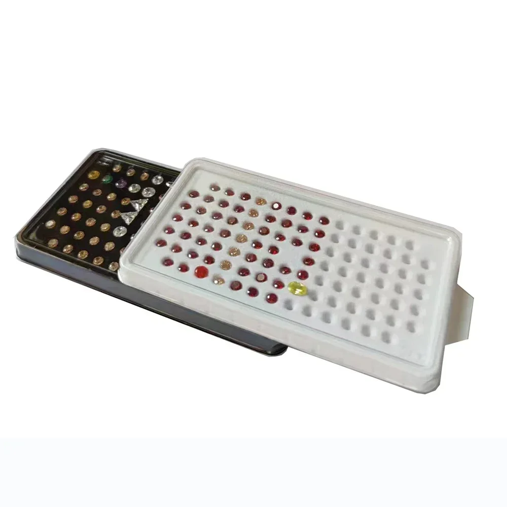 3-6mm Diamond Jewelry Storage Box 100 Grids Gem Organizer Case Stone Display Packaging Boxes Diamond Collection Cover Tray 10Pcs
3-6mm Diamond Jewelry Storage Box 100 Grids Gem Organizer Case Stone Display Packaging Boxes Diamond Collection Cover Tray 10Pcs
