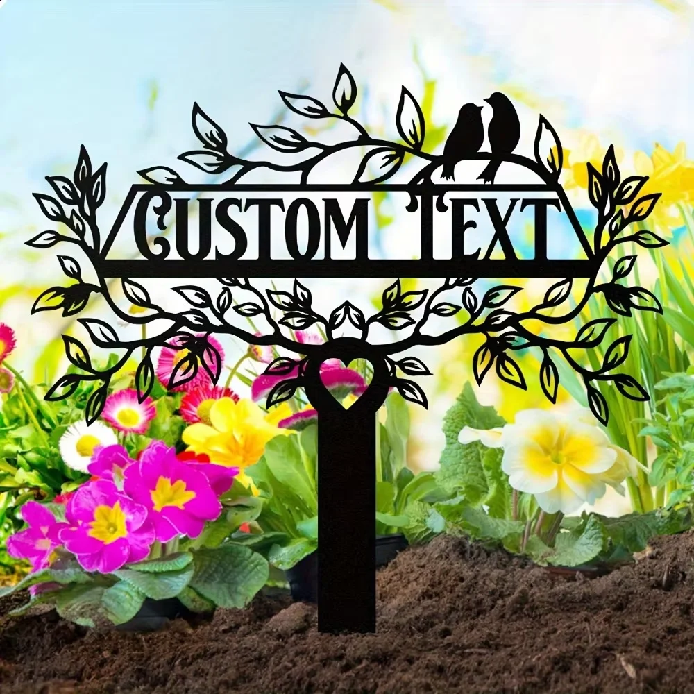 Charming Custom Bird Metal Garden Stakes. Handmade, Hollow - Out, Custom Sign. Ideal for Art Deco Weddings.
Charming Custom Bird Metal Garden Stakes. Handmade, Hollow - Out, Custom Sign. Ideal for Art Deco Weddings.