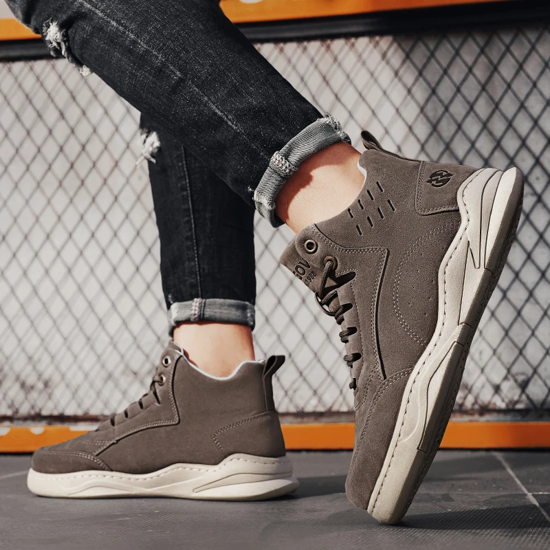 Высокие туфли больших размеров, кроссовки, модная универсальная мужская обувь в стиле ретро, уличная обувь
Высокие туфли больших размеров, кроссовки, модная универсальная мужская обувь в стиле ретро, уличная обувь