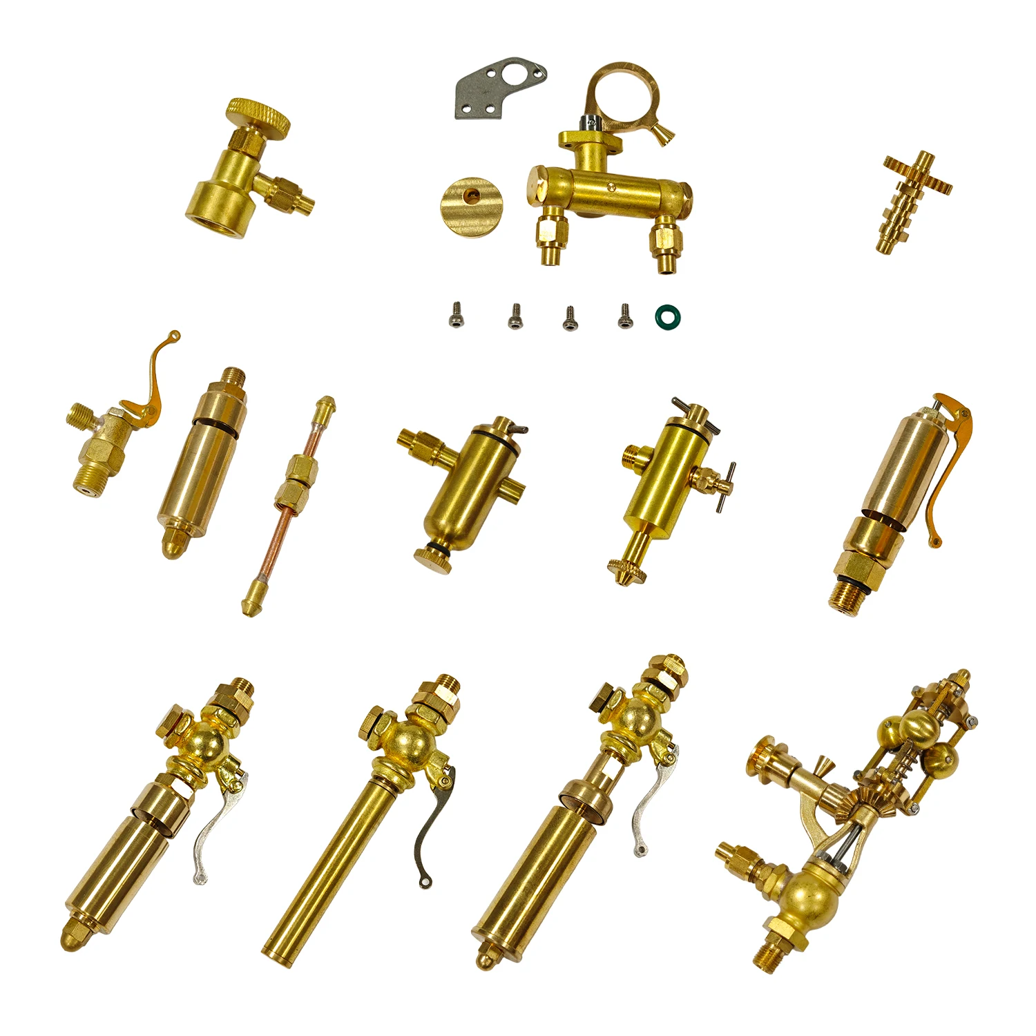 Brass Fittings Model Parts Flyball Governor Valve Feed Pump Bell Whistle Lubrication Cup for Steam Engine Hobby DIY Fix Gifts
Brass Fittings Model Parts Flyball Governor Valve Feed Pump Bell Whistle Lubrication Cup for Steam Engine Hobby DIY Fix Gifts