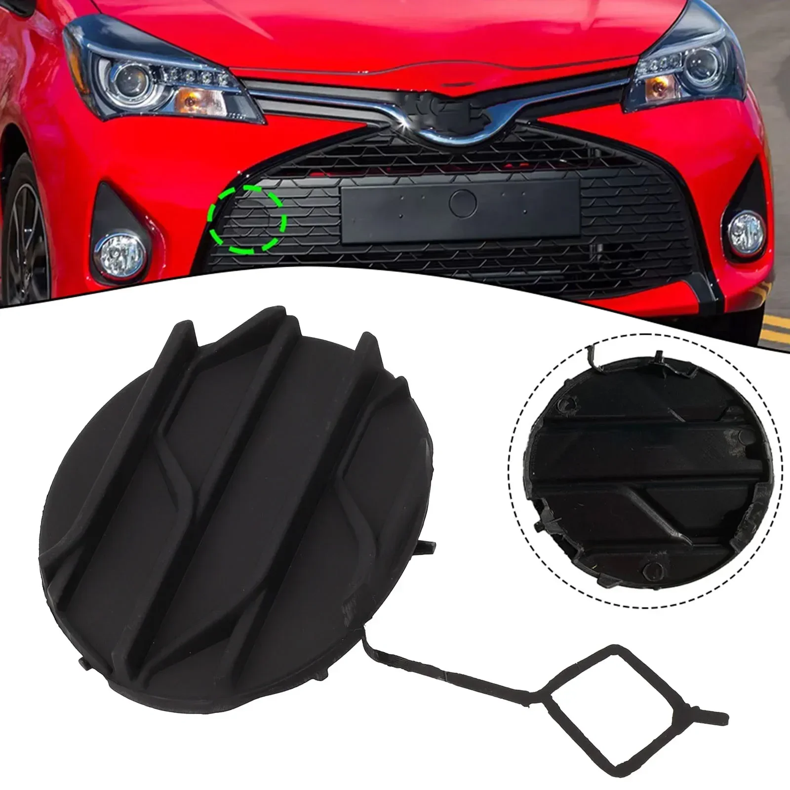 Yaris III Eye Cover Tow Hook Eye Cover High-quality Materials Lasting And High-strength OEM Number 52127-0D530
Yaris III Eye Cover Tow Hook Eye Cover High-quality Materials Lasting And High-strength OEM Number 52127-0D530