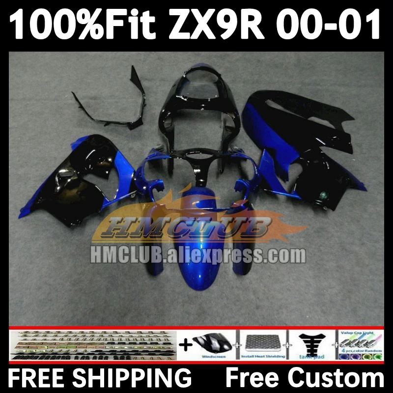 Injection Bodys For KAWASAKI NINJA ZX 9R 9 R blue black 900 2000 2001 165No.7 ZX900 900CC ZX-9R ZX9 R ZX9R 00 01 OEM Fairing
Injection Bodys For KAWASAKI NINJA ZX 9R 9 R blue black 900 2000 2001 165No.7 ZX900 900CC ZX-9R ZX9 R ZX9R 00 01 OEM Fairing