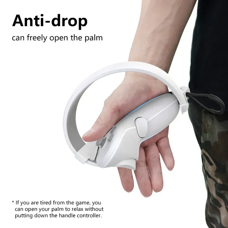 Anti-Throw VR Handle Grip Straps Accessories for Pico 4 VR Gaming Headset Controller Belts Soft TPU Handle Straps
Anti-Throw VR Handle Grip Straps Accessories for Pico 4 VR Gaming Headset Controller Belts Soft TPU Handle Straps